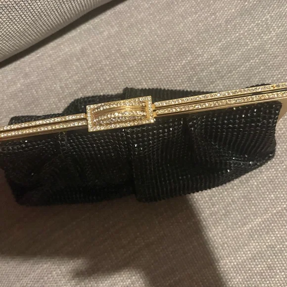 Judith Lieber black bedazzled clutch - Picture 2 of 2